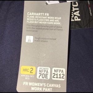 Carhartt (flame resistant) canvas pants 16x32 NWT